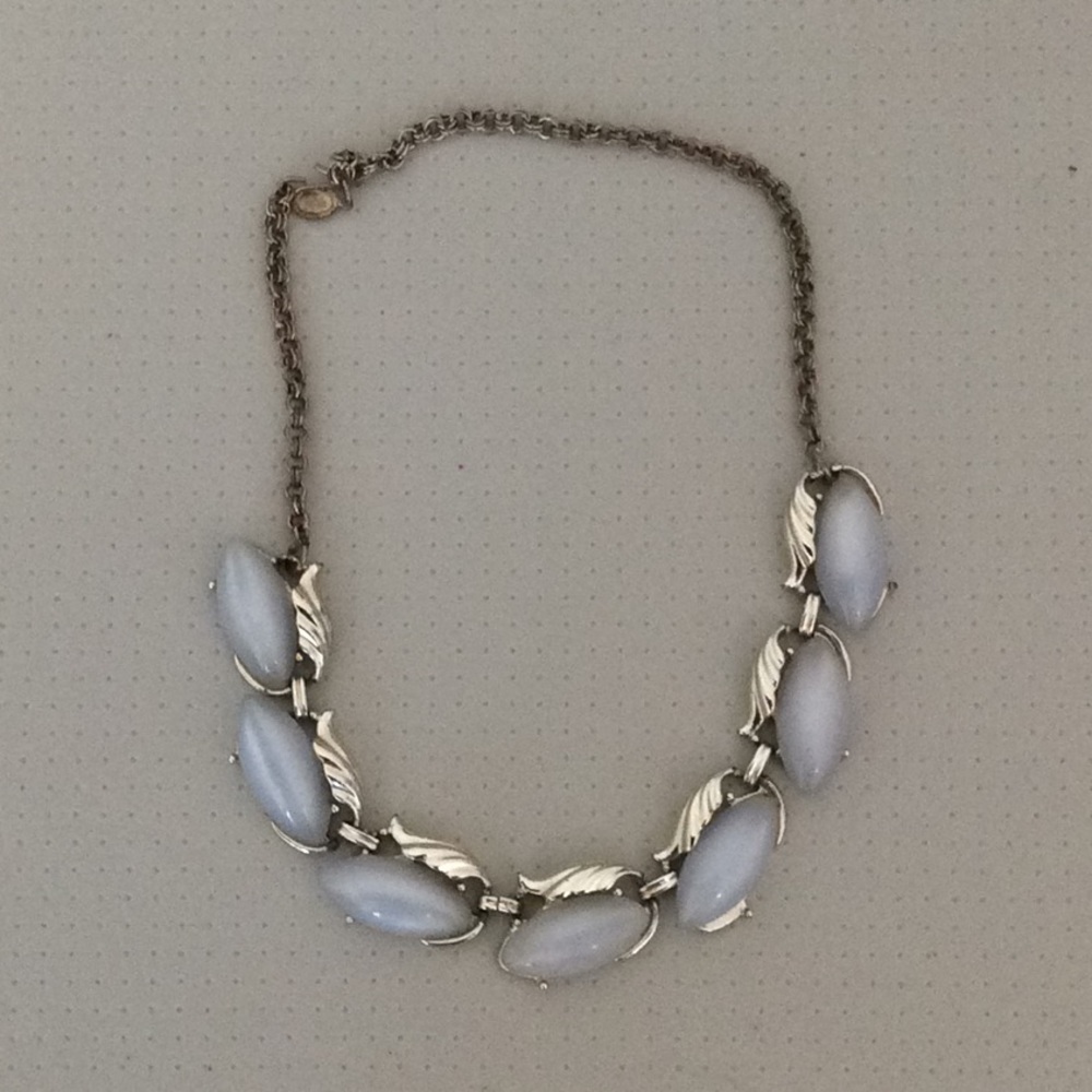 Light blue stones necklace - Picture 5 of 10
